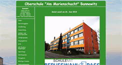 Desktop Screenshot of ms-bannewitz.de